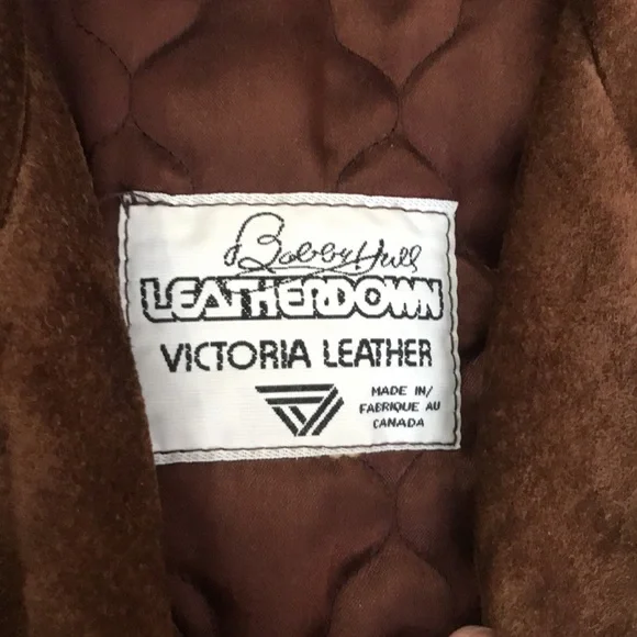 Vintage suede full length button up trench with belt - fully lined - Picture 6 of 7